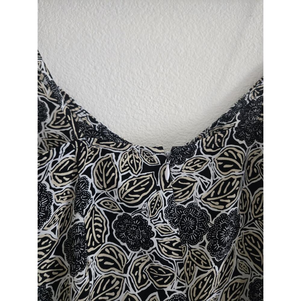 Jonathan Martin Y2K Black Floral Slip Maxi Dress Dark Romantic Whimsigoth Sz 7 - Picture 6 of 9